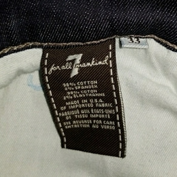 7 For All Mankind Austyn Los Angeles Dark Jeans - Picture 6 of 6